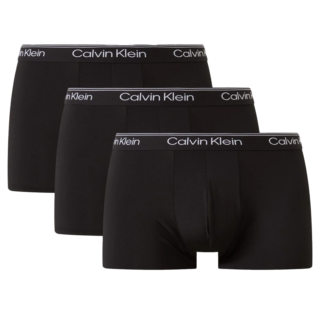 Calvin Klein low rise trunk microfiber stretch zwart